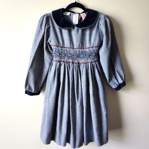 Girls Smocked Dress